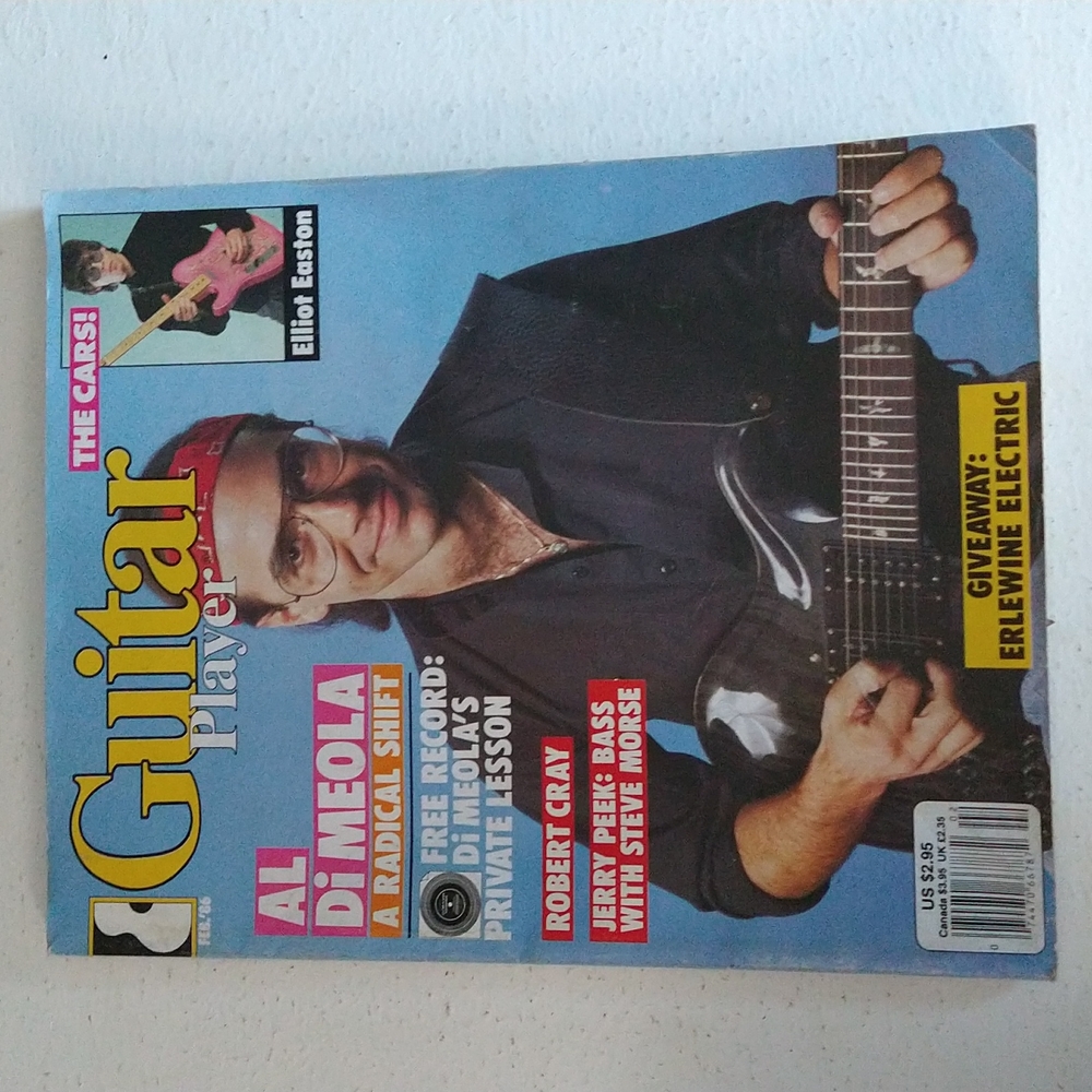 1986 Al Di Meola Cover Magazine